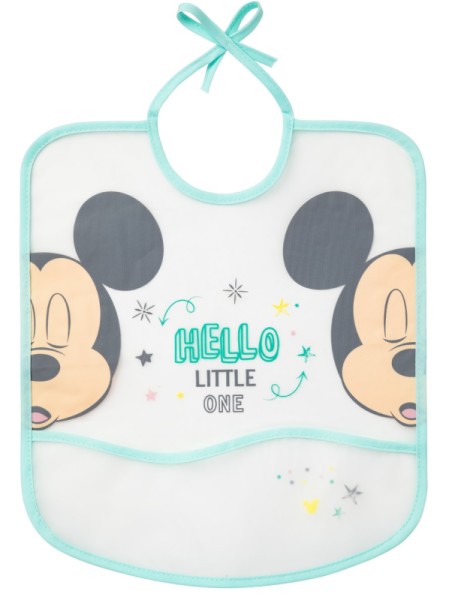 Babycalin Bavoir Imperméable avec Poche Mickey